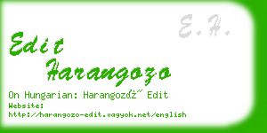 edit harangozo business card